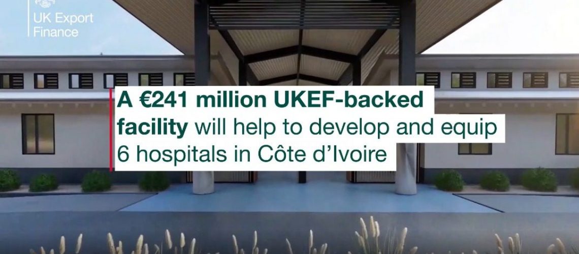 Annonce du projet hospitalier par UKEF /UKEF Hospitals announcement